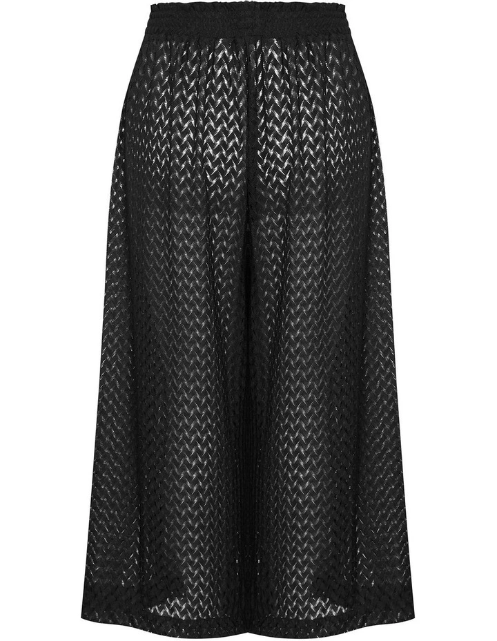 Andros Jacquard Knit Pant in Black image 3