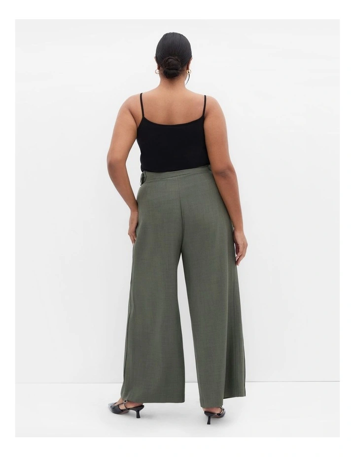 Alana Wide Leg Pant in Olive image 2