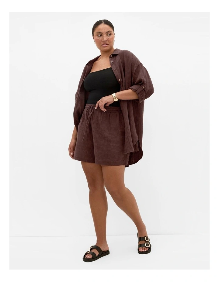 Elly Short in Tobacco image 1