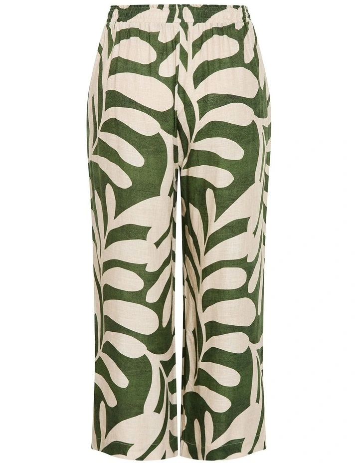 Taranto Print Pant in Multi image 3
