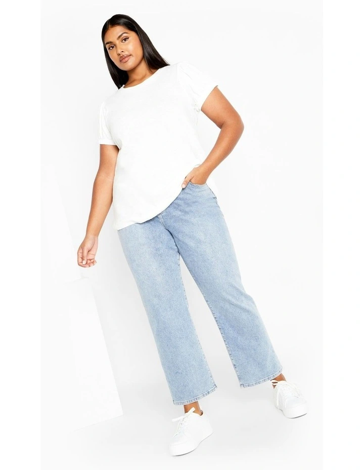 Skylar Top in White image 2