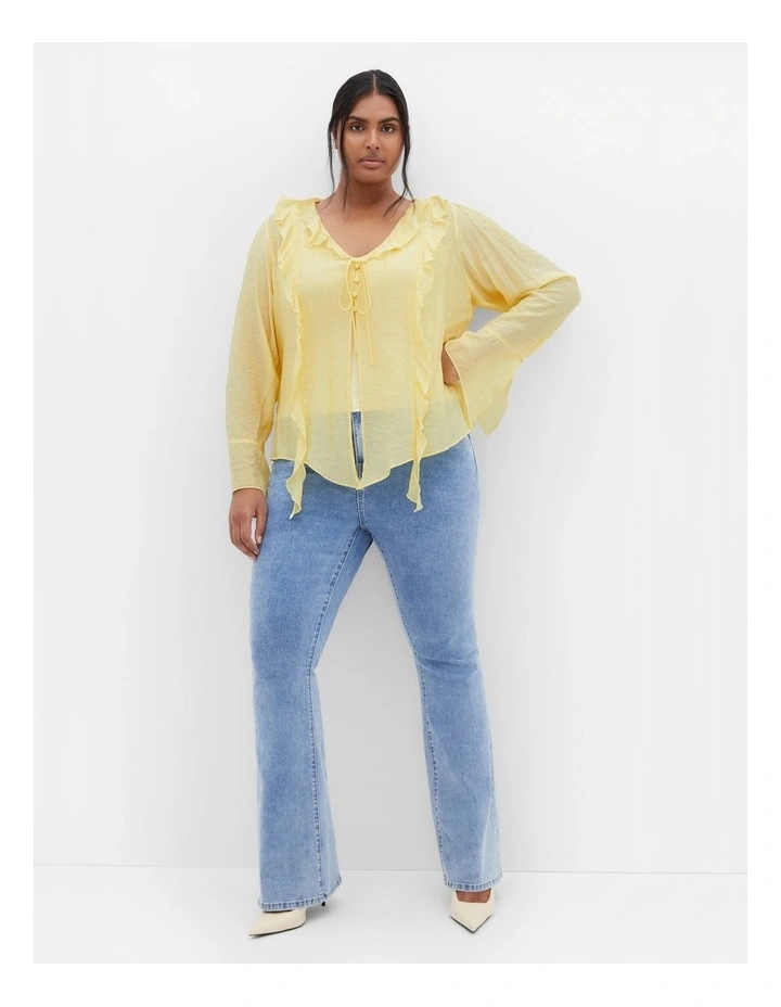 Sweet Boho Top in Buttercup image 1