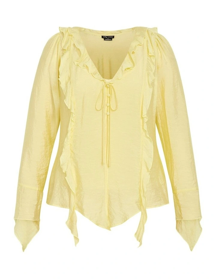 Sweet Boho Top in Buttercup image 3