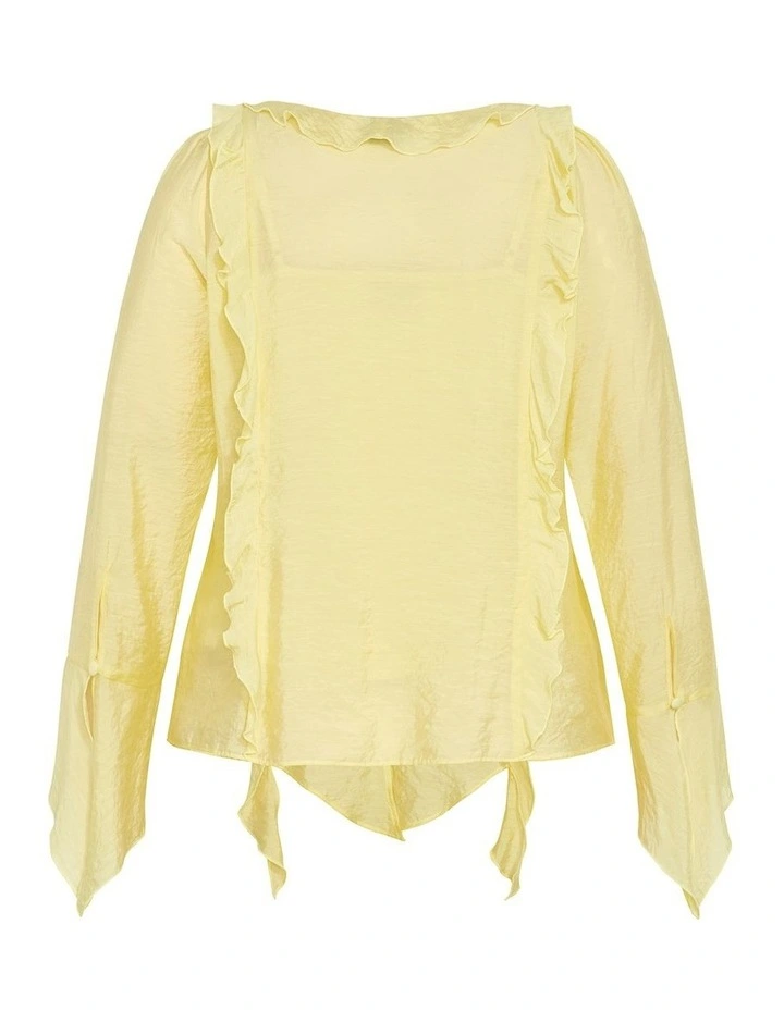 Sweet Boho Top in Buttercup image 4