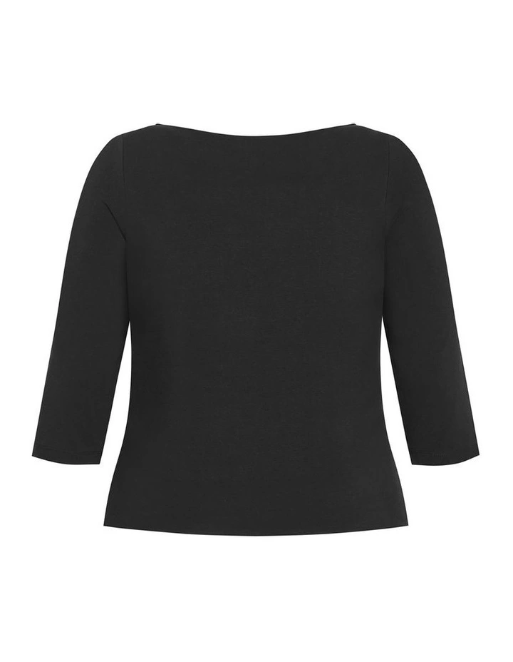 Anny Square Neck Top in Black image 4