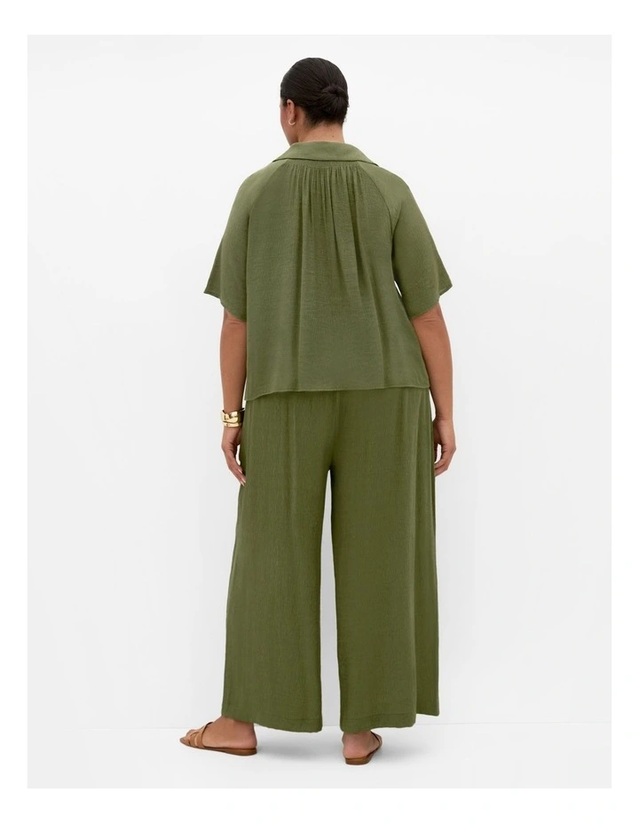 Poolside Short Sleeve Shirt in Jungle Green image 2