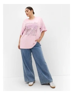 Western Soul Tee in Pink