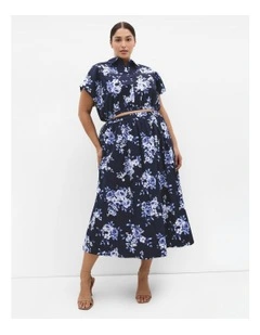 Vacay Floral Print Shirt in Amalfi Fl