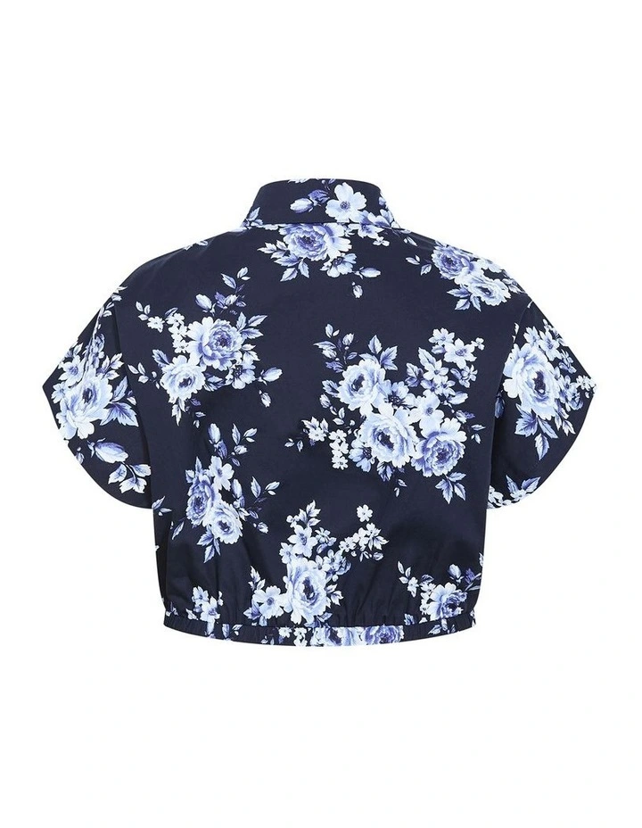Vacay Floral Print Shirt in Amalfi Fl image 4