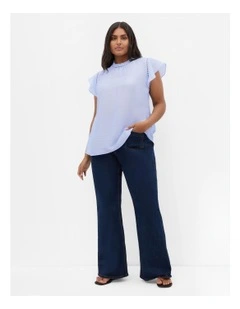 Lorelai Top in Sky Blue