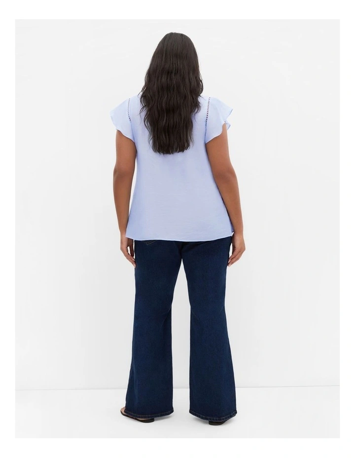 Lorelai Top in Sky Blue image 2