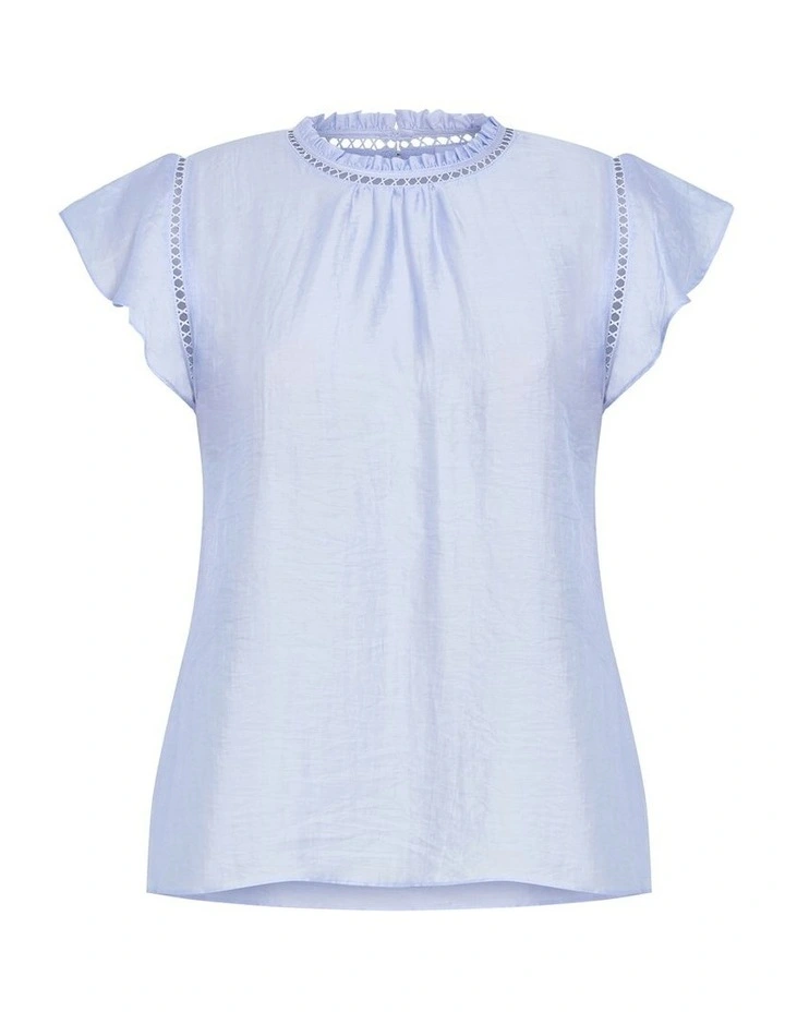 Lorelai Top in Sky Blue image 3