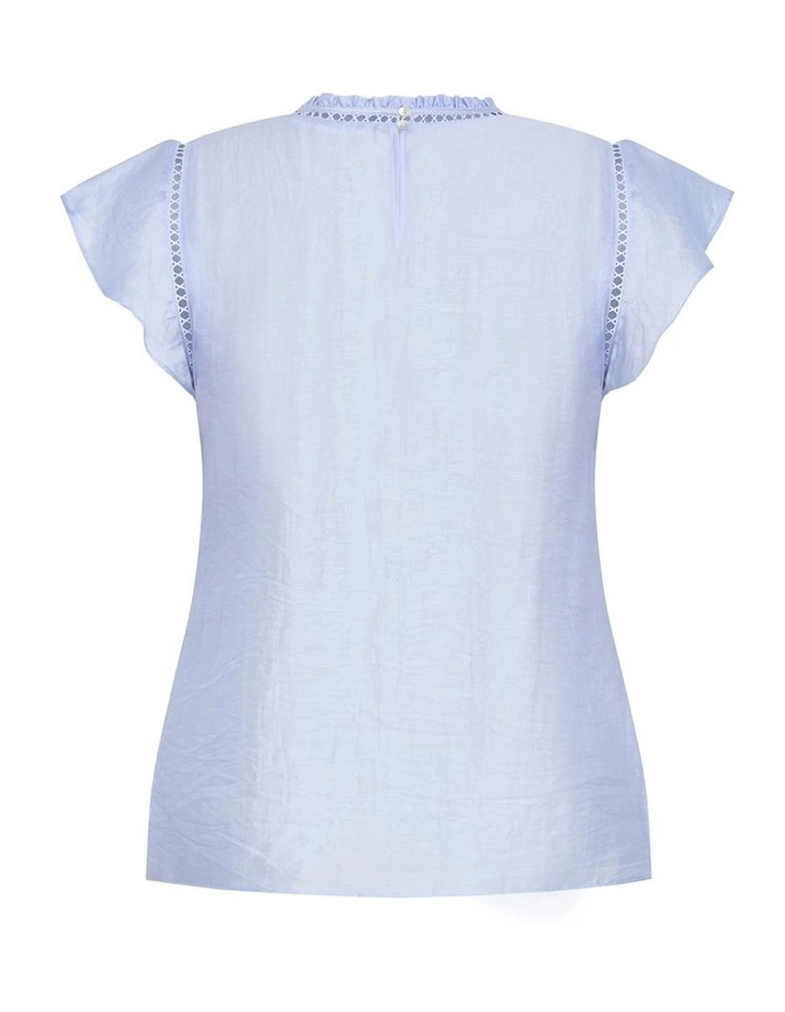 Lorelai Top in Sky Blue image 4