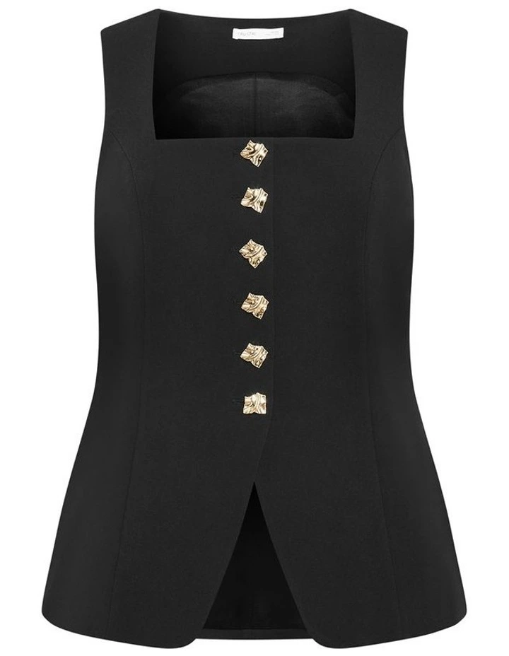 Alexi Vest in Black image 3