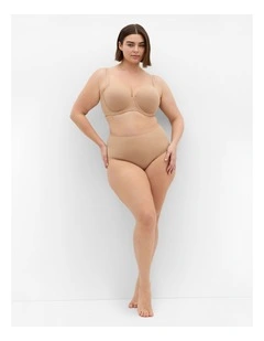 Luxe Microfibre Strapless Bra in Cafe