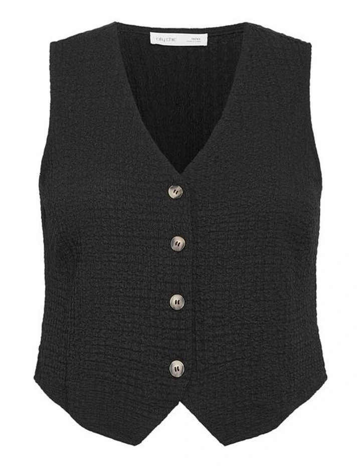 Zoie Vest in Black image 3