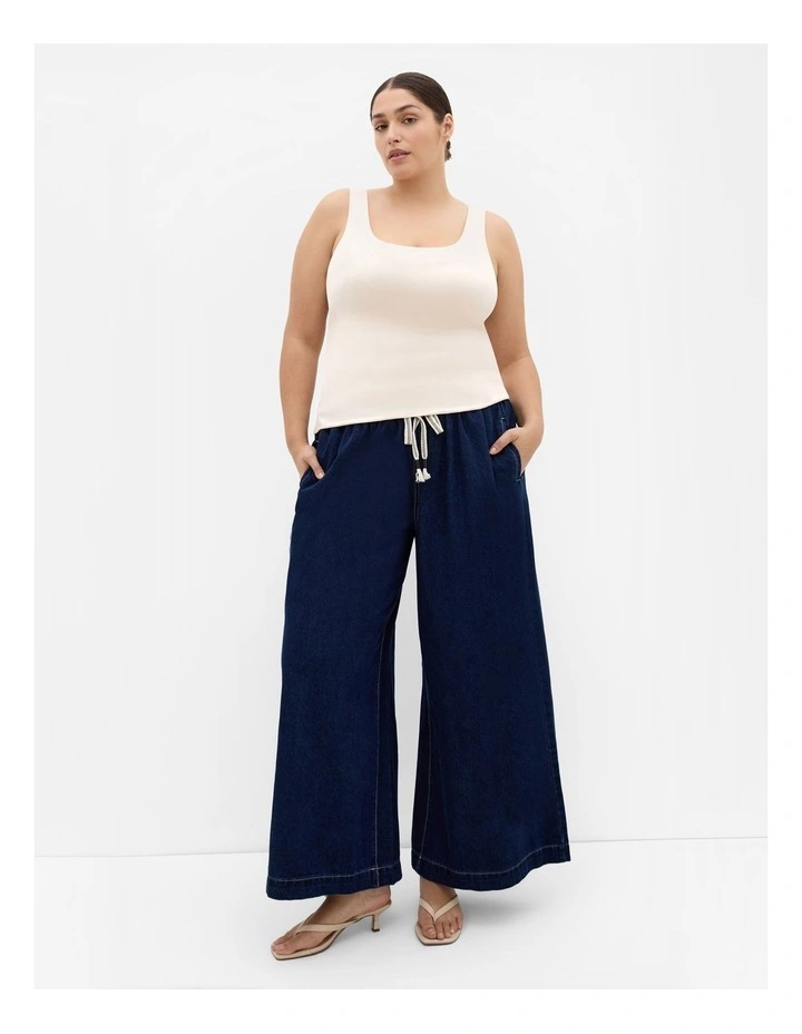 Plus Size Amelia Tank in creme image 1