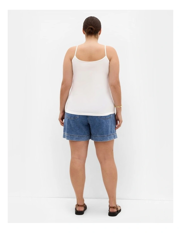 Chloe Basic Cami in Ivory image 2