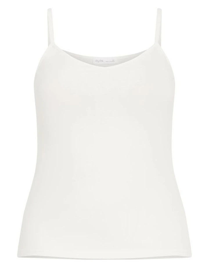 Chloe Basic Cami in Ivory image 3