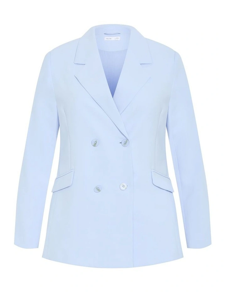 Holly Blazer in Sky Blue image 3