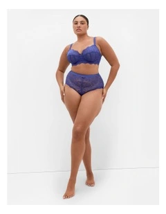 Lara Hi Brief in Indigo