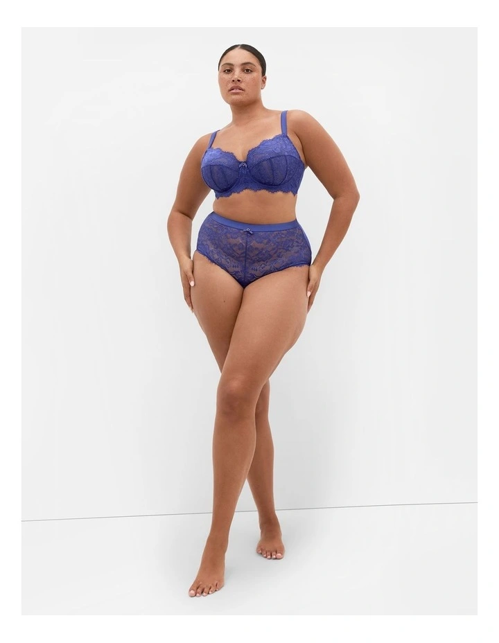 Lara Hi Brief in Indigo image 1