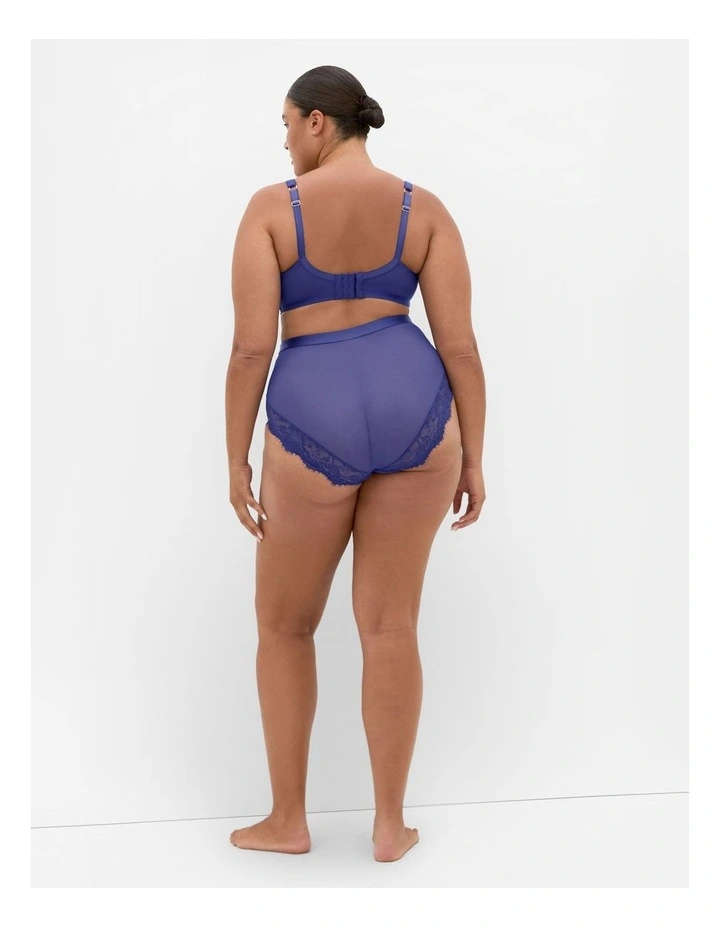 Lara Hi Brief in Indigo image 2
