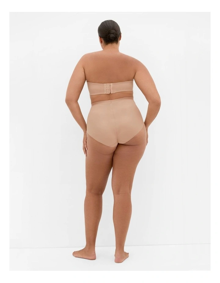Tummy Control Brief in Cafe image 2