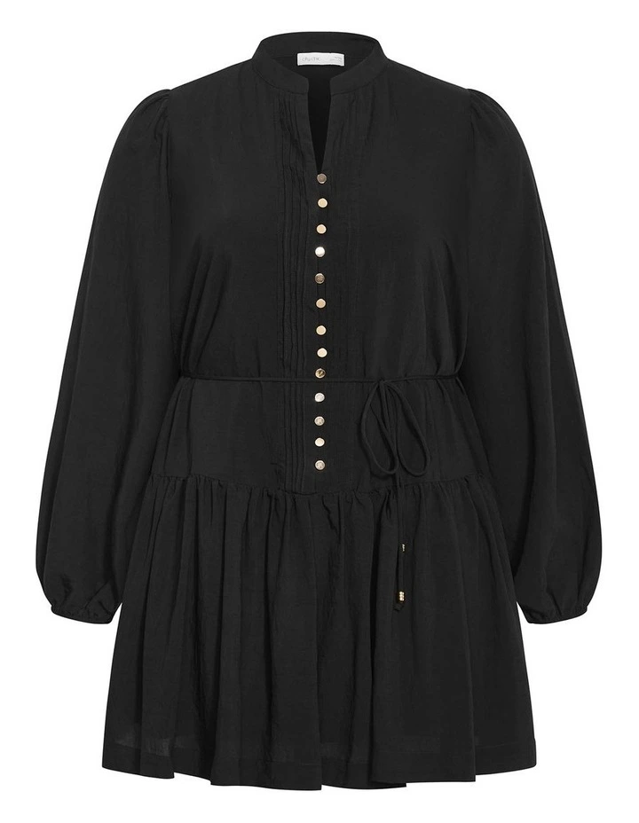 Laurie Mini Dress in Black image 3