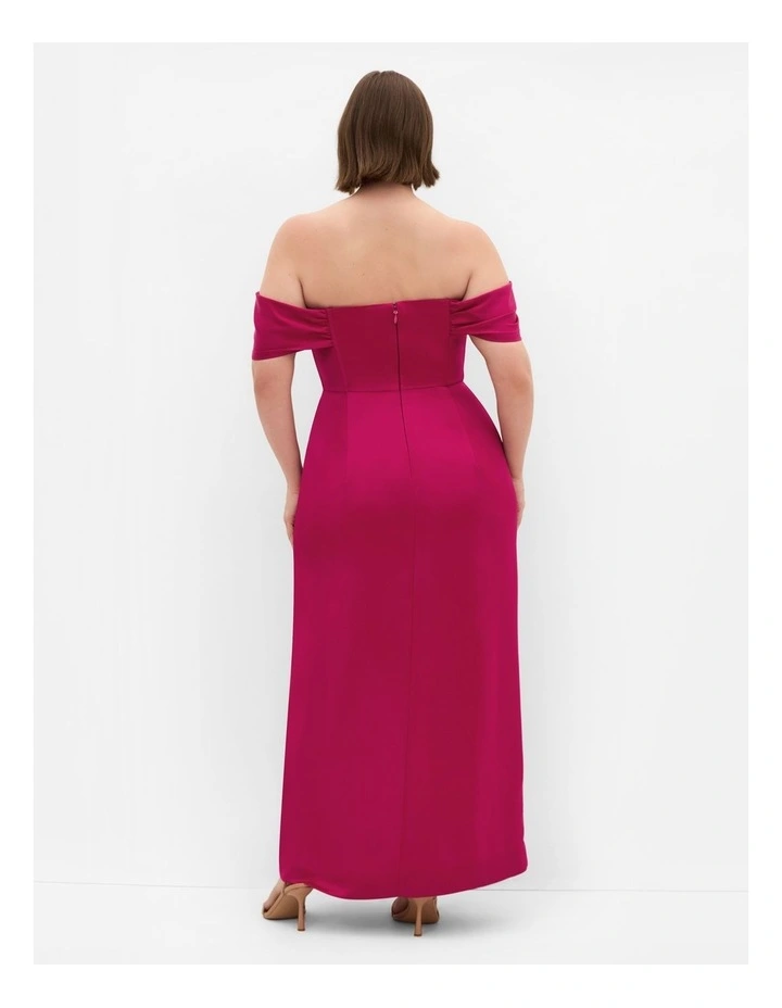 Forbidden Love Maxi Dress in Framboise image 2