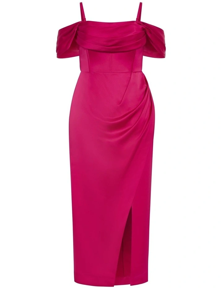 Forbidden Love Maxi Dress in Framboise image 3