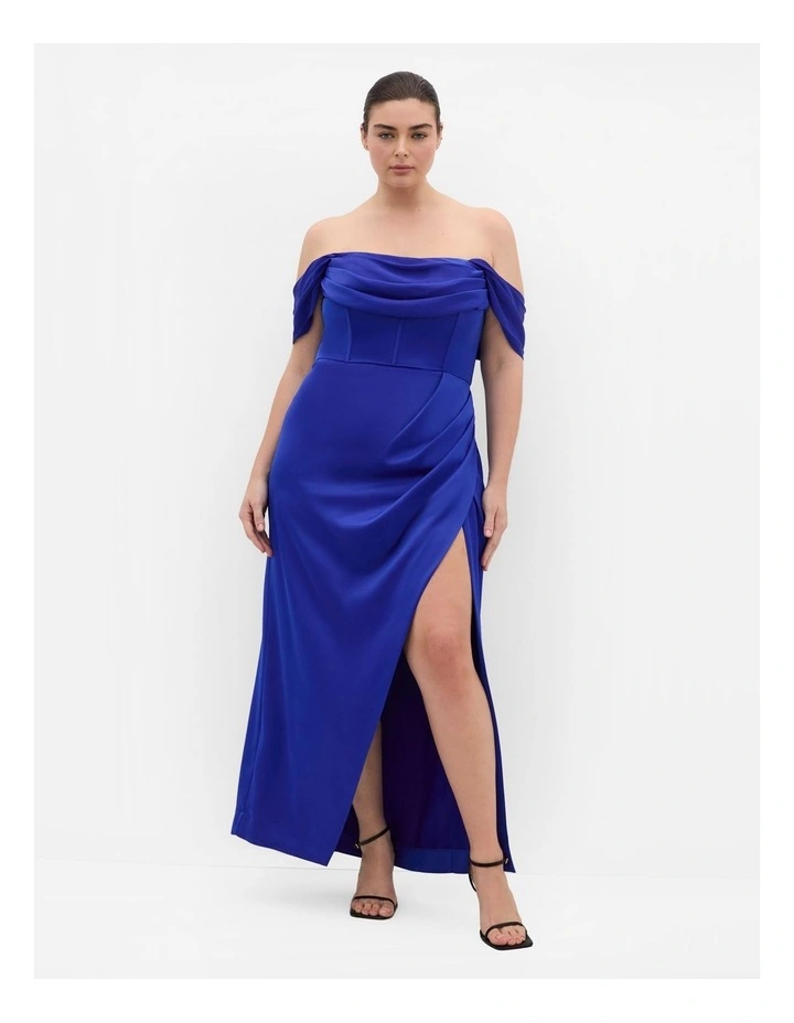 Forbidden Love Maxi Dress in Ultra Blue image 1