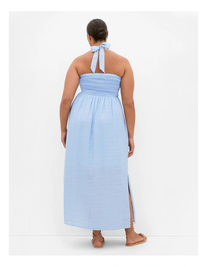 Peta Serene Maxi Dress in Baby Blue image 2