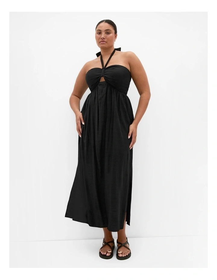 Peta Serene Maxi Dress in Black image 1
