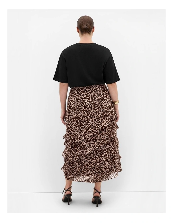 Skai Maxi Skirt in Leopard Print image 2