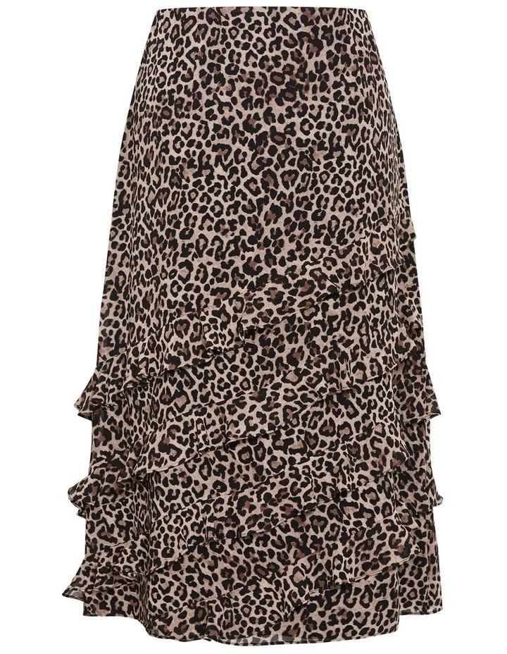 Skai Maxi Skirt in Leopard Print image 4