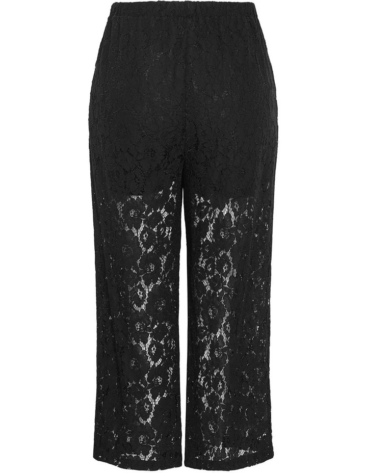 Lani Lace Pant in Black image 4