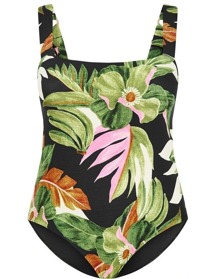 Paradiso Print 1 Piece in Black image 3