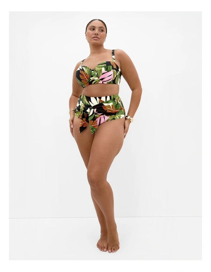 Paradiso Print Bikini Brief in Multi image 1