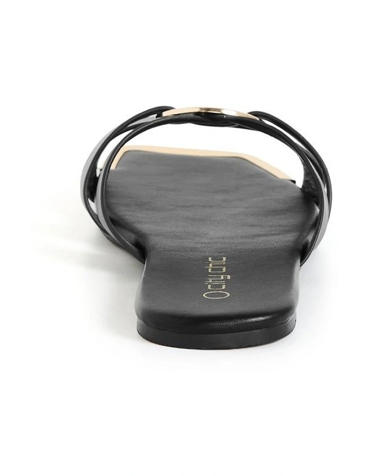 Wide Fit Jacey Slide in Black image 2