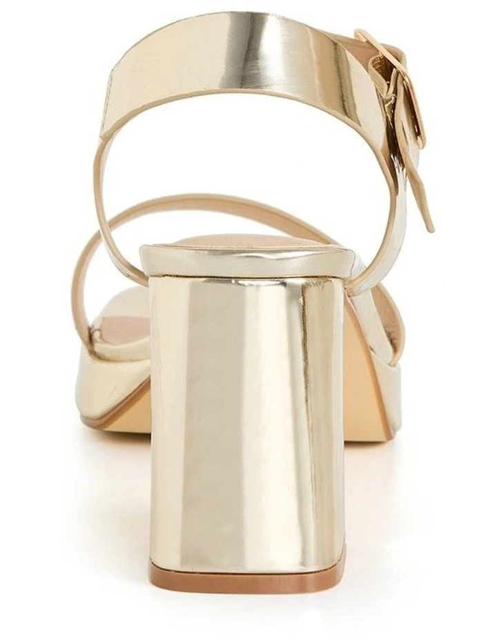 Wide Fit Hadlee Platform in Gold image 2