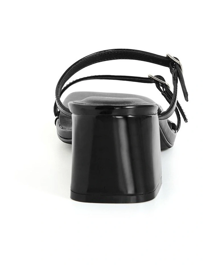 Wide Fit Yazmine Heel in Black image 2