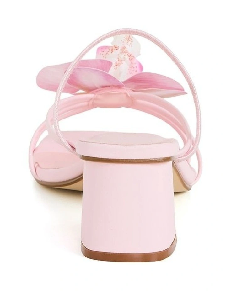 Wide Fit Fleur Heel in Soft Pink image 2