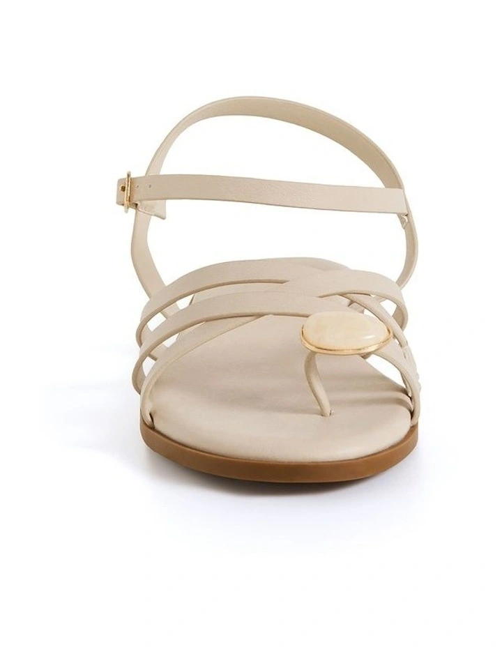 Wide Fit Sadie Sandal in Stone image 4