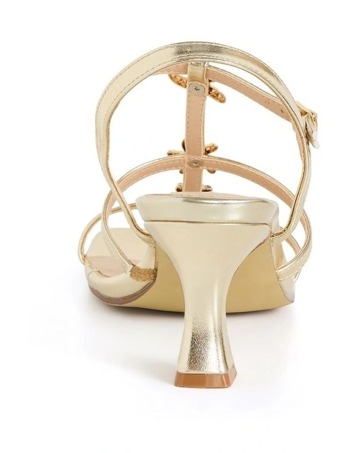 Wide Fit Starlet Heel In Gold image 2