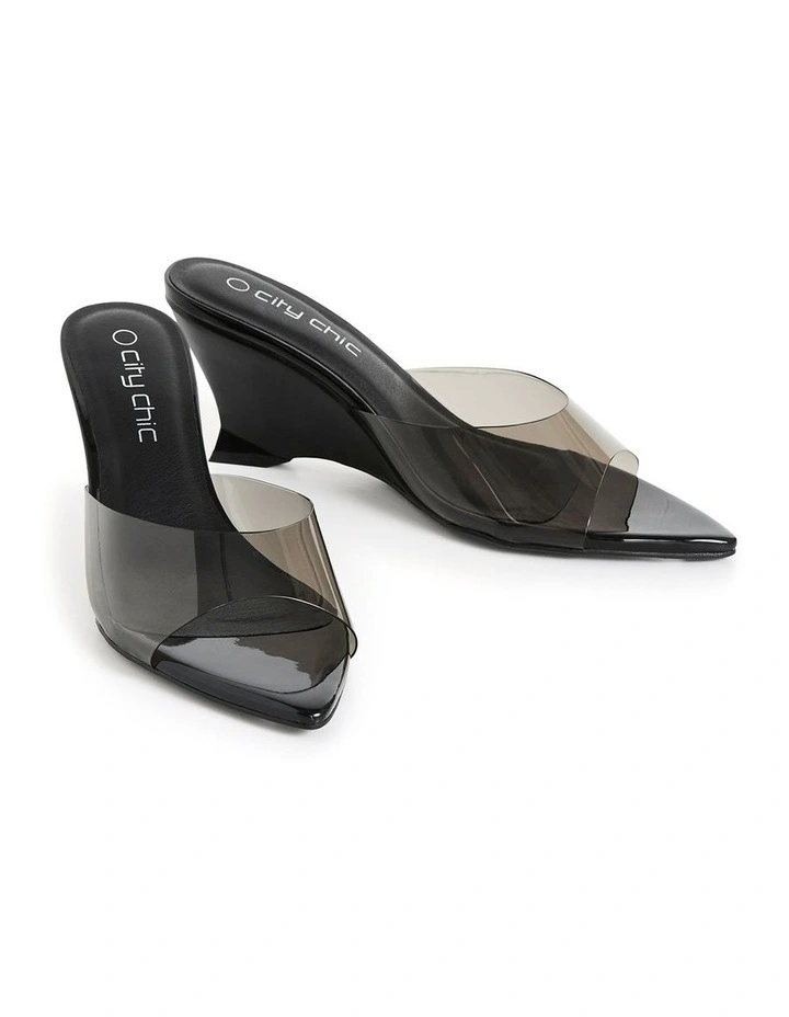 Wide Fit Leilani Wedge in Black image 3
