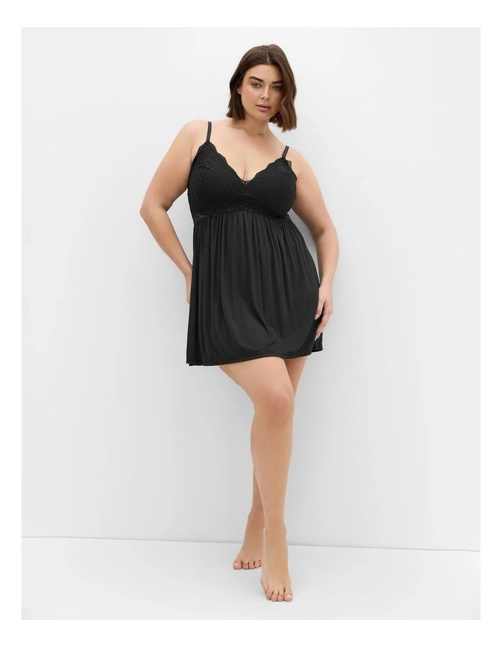 Juliette Chemise in Black image 1