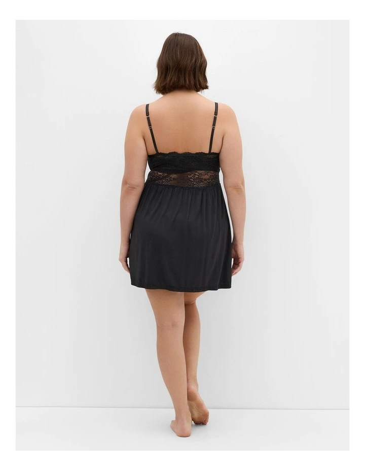 Juliette Chemise in Black image 2