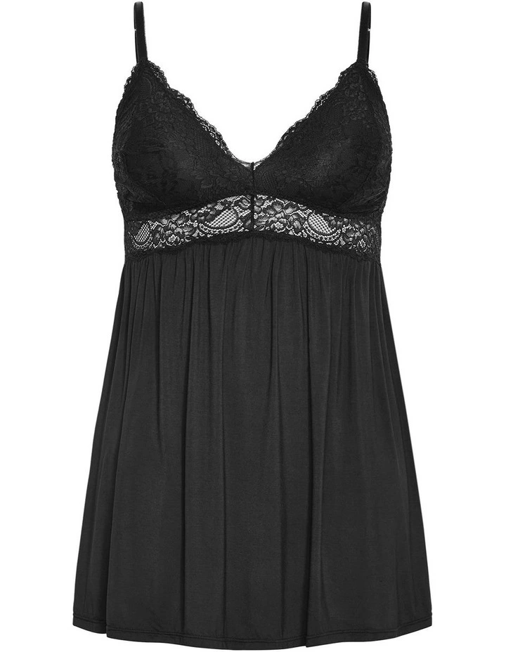 Juliette Chemise in Black image 3