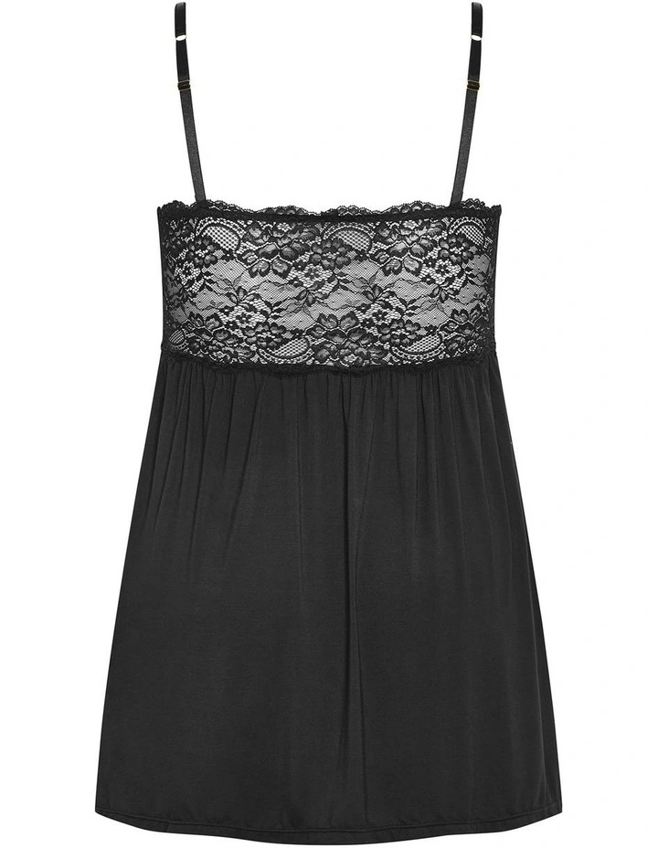 Juliette Chemise in Black image 4